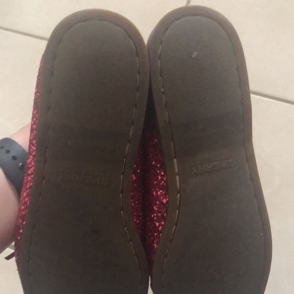 Pink Glitter Sperrys - Picture 4 of 6